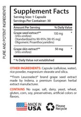 antioxidant boost – SPIRULINA – GRAPE SEED EXTRACT COMBO 2B – grape seed complex