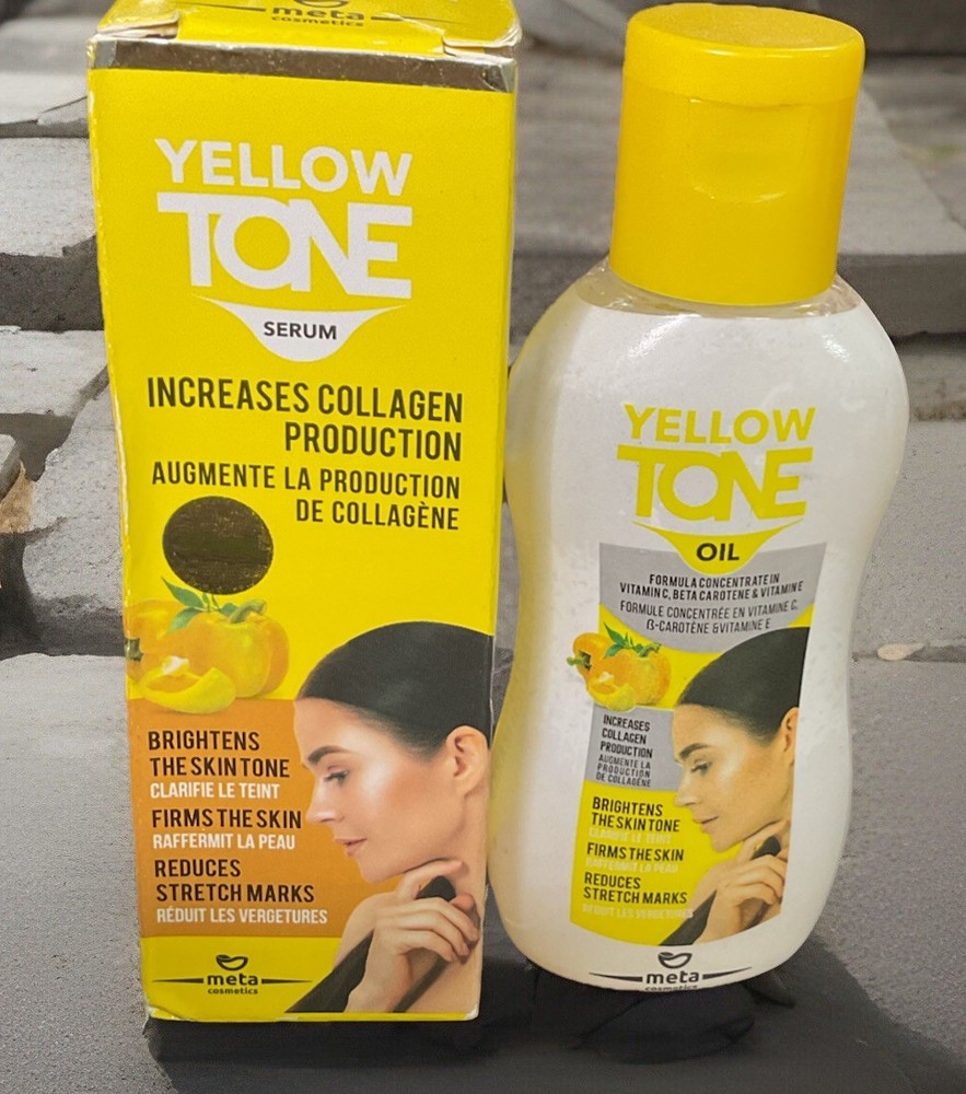 Yellow Tone Beauty Oil 30 ml + Serum 30mL.