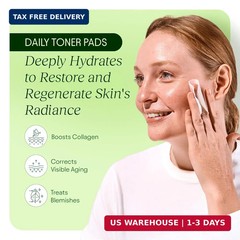 JiYu Toning Polish Pads – Korean Skincare for Dark Spots, Wrinkles & Dull Skin –