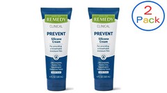 Medline Remedy Silicone Cream Hypoallergenic Vanilla Scent 4oz, 2 Pack-MSC092534