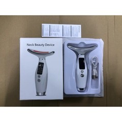 Portable 7 Color LED Face Neck Massager Anti Wrinkle Skin Tightening Lifting