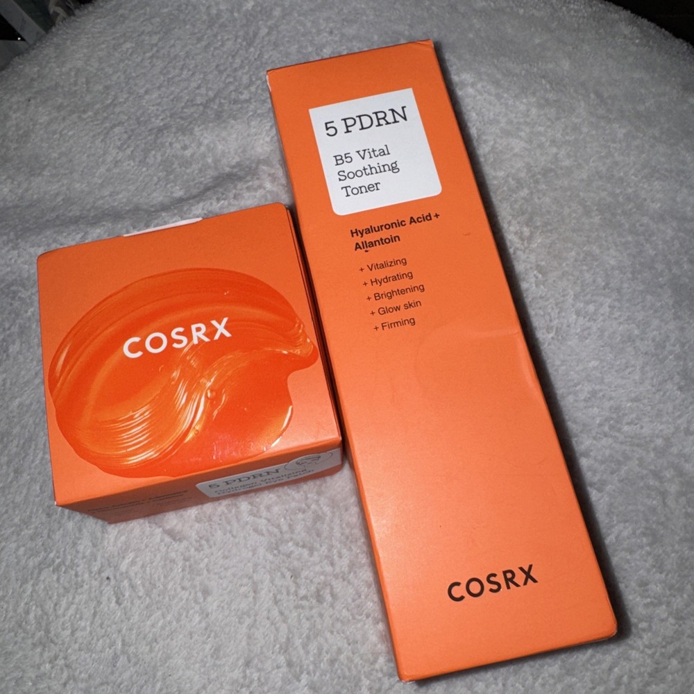 COSRX 5 PDRN B5 Vital Soothing Toner Collagen Eye-patch Set New