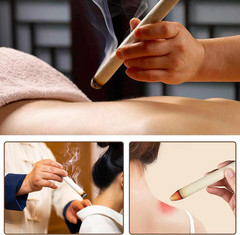 12 Rolls Moxa Stick for moxibustion 50:1 Extraction 3 Year Chen Yellow