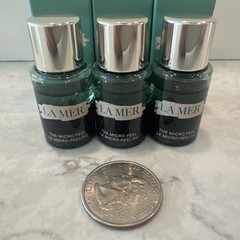 3 x La Mer The Micro Peel Treatment Deluxe Sample Size .17oz, 5ml New in Box