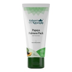 Kulsums Kaya Kalp Herbals Papaya Fairness Face Pack For Skin Glow 100g