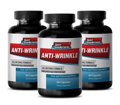 Premium Beauty Formula: ANTI-WRINKLE COMPLEX – 3 Bottles – 180 Caps
