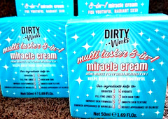 2 Pack – DIRTY WORKS Multi-Tasker 8-in-1 Miracle Cream Moisturizer 1.69 oz each