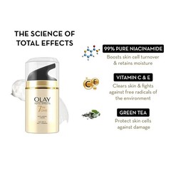 Olay Total Effects Day Cream SPF15 50g + Cleanser 100g Pack of 2