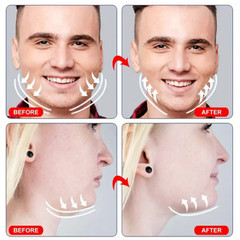 3PCS Jawline Exerciser Mouth Fitness Ball Jaw Trainer Face Double Chin Reduction