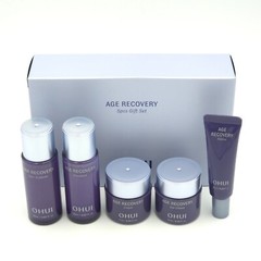 O HUI Age Recovery 5pcs Gift Set Anti Wrinkle Cream Emulsion Toner K-Beauty