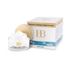 H&B Dead Sea Minerals Intensive Collagen Facial Night Cream 50 ml Ship From USA