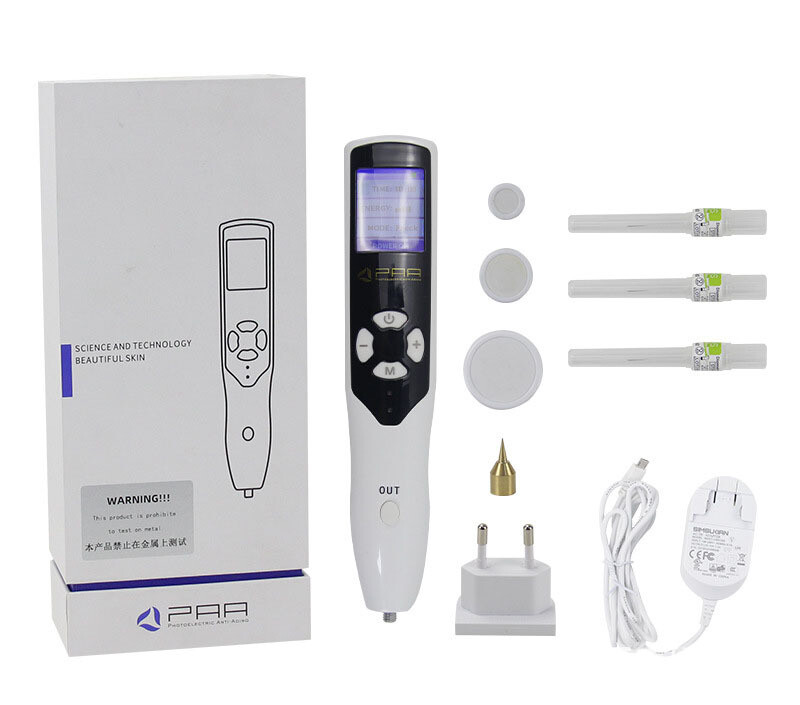 2 In 1 Cold Jet Fibroblast Plasma Pen Skin Lifting Spot Mole Wart Remover