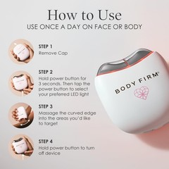 Body Firm Skin Revitalizing Tool by Crepe Erase Essentials LED Light Therapy