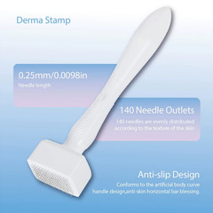 Derma Stamp Adjustable Micro Needle Derma Roller 0.25 mm for Beard Growth Face