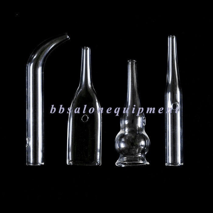 Ventouse Glass Tube Attachment Use With For Vacuum Spray Facial Beauty Machine