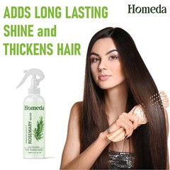 Homeda Rosemary Water Spray for Hair Growth 6.76 Fl Oz (Pack of 1), Clear