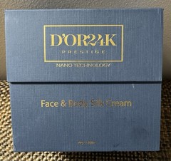 D’OR24K Nano Technology Face & Body Silk Cream Certificate Of Authenticity