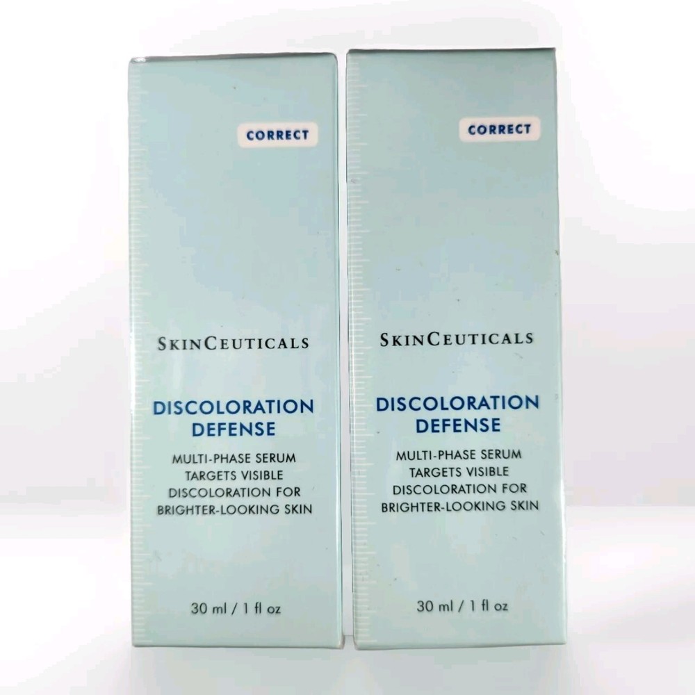 2 Pack SkinCeuticals Discoloration Defense Serum 1 Fluid Ounce/30 mL NIB