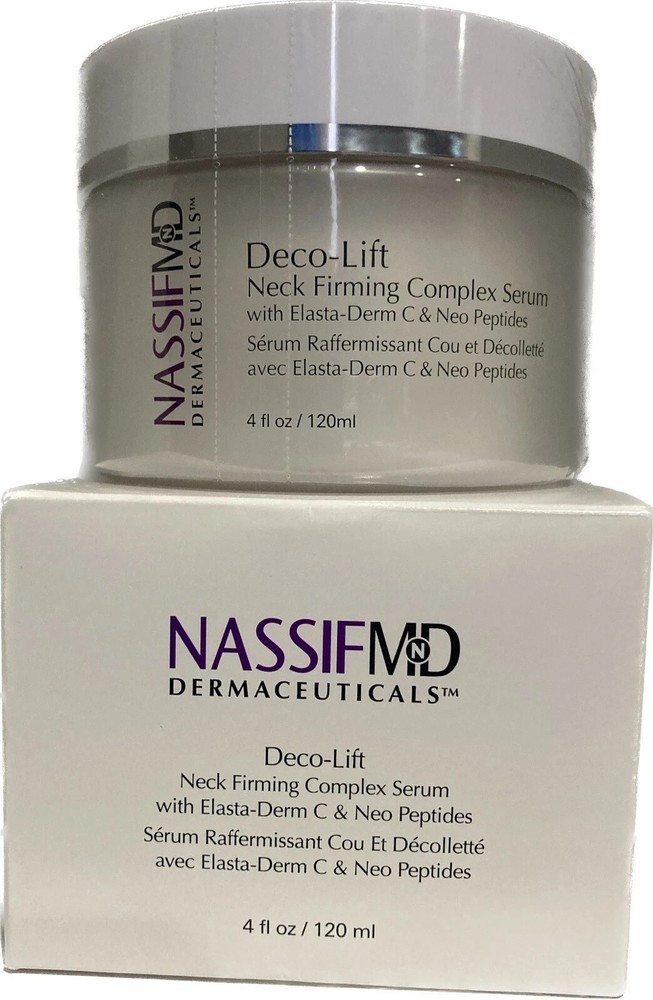 Nassif MD Dermaceuticals Deco – Lift Neck Firming Complex Serum ~ 4 fl oz JUMBO