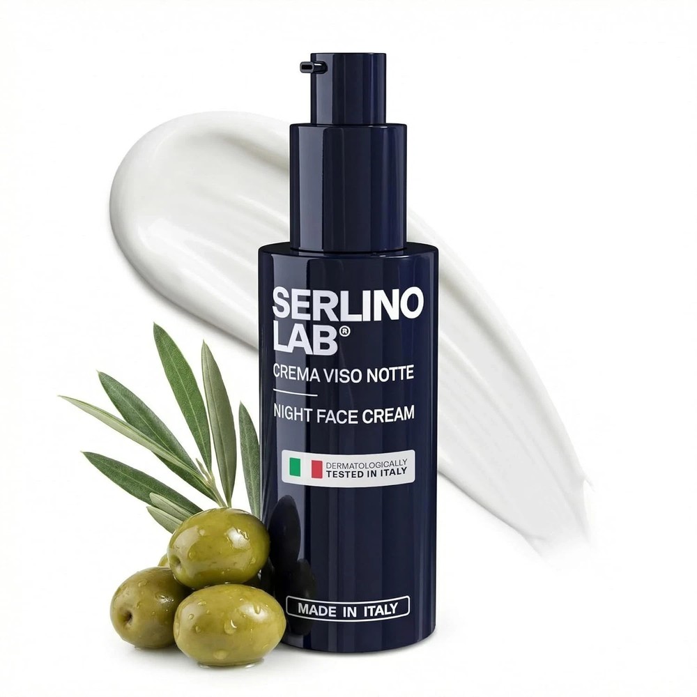 Serlino Lab Face Cream – Moisturizer with Retinol and Hyaluronic Acid, Refreshin