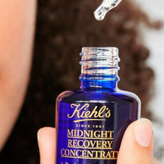 Kiehl’s Midnight Recovery Concentrate Face Oil Serum 50ml 1.7oz Overnight Repair