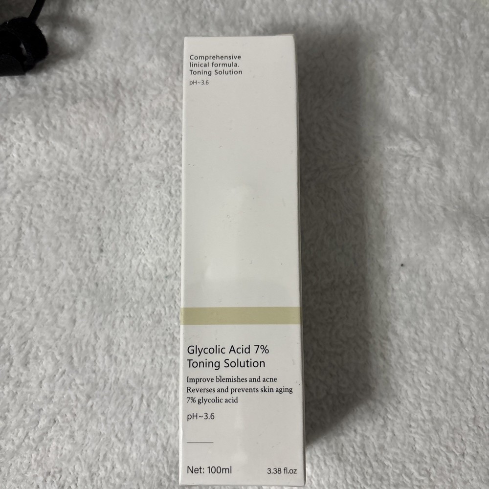 Glycolic Acid 7% Toning Solution. 100 ml 3.38 fl oz Exp 12/2027 pH-3.6
