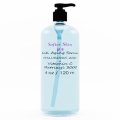 #5 4 OZ 100% PURE HYALURONIC ACID SERUM Anti-Aging Vitamin C & Matrixyl 3000