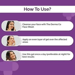 The Derma Co 3% Kojic Acid Dark Spot Corrector Gel, Radiant Skin 30g
