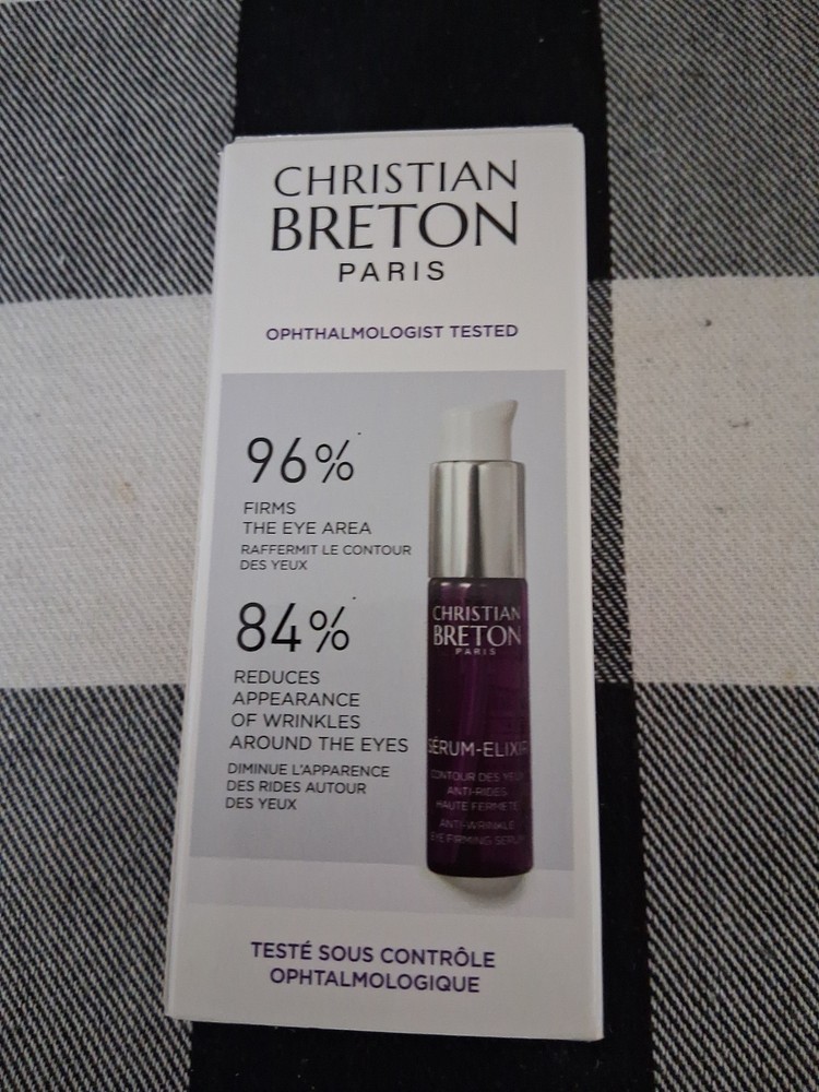 Christian Breton Eye Area Serum Elixir Reduce wrinkles, deep puff unisex France