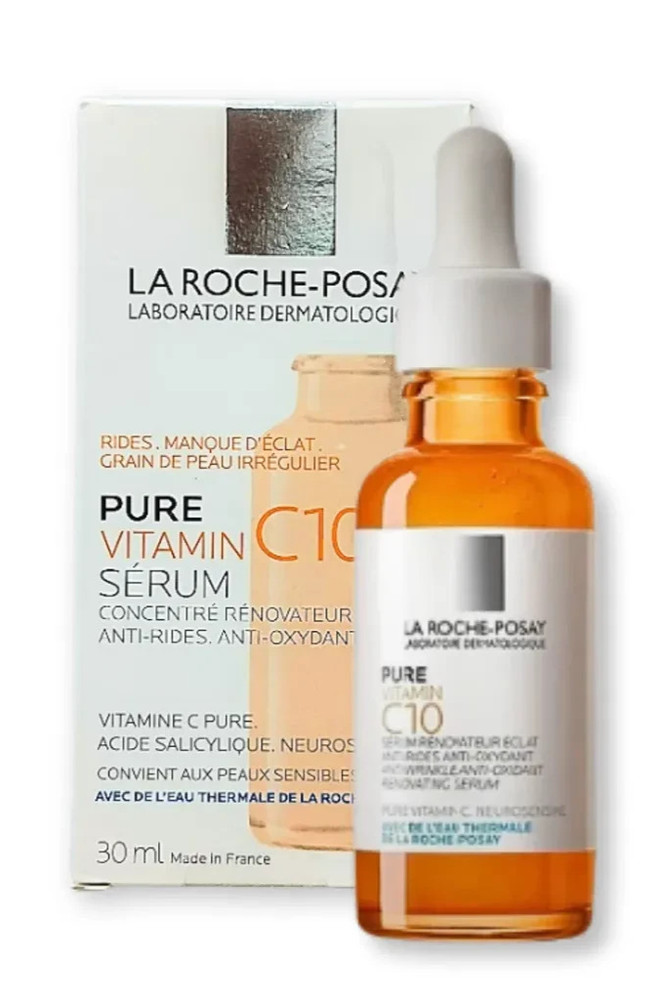 La Roche Posay 10% PURE VITAMIN C SERUM C10 Anti-Wrinkle Concentrate 30ml
