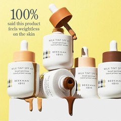 Beekman 1802 Milk Tint SPF 43 Tinted Primer Serum -Tan-1.0 fl-oz