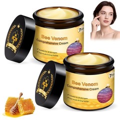 2PCS Bee Venom Skin Restoration Cream, Bee Venom Skin Treatment Cream, Effective