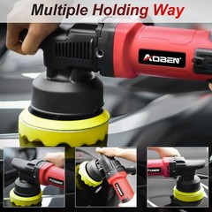 5 inch Buffer Dual Action Polisher,Long Orbit 16mm Random Buffer Polisher kit