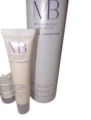 New Meaningful Beauty Cindy Crawford 5 Piece Sealed Skin Care Eye Cream Toner