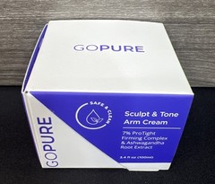 goPure Sculpt & Tone Arm Cream Firming And Tightening Cream 3.4 oz