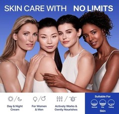 Day & Night Retinol Collagen Moisturizer Face Cream Hyaluronic 1.7 fl oz Ex 8/27