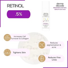 Derma Decode Beginners Retinol Face Serum For All Skin Types 30ml