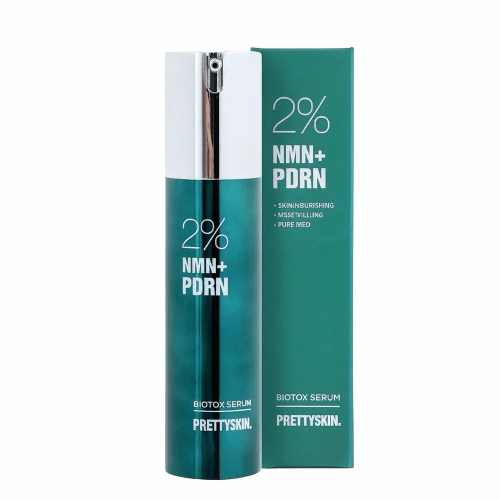 Prettyskin 2% NMN + PDRN Biotox Skin Recovery Serum Skincare 1.76 fl oz New