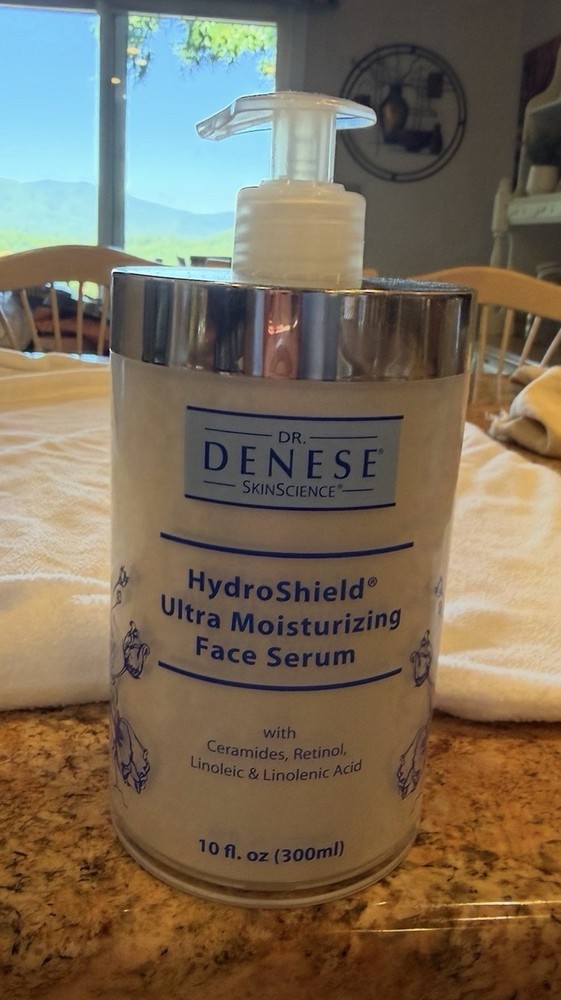 Dr. Denese Hydroshield Ultra Moisturizing Face Serum, Flower Ed., Huge 10 fl oz