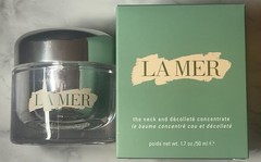 💠LA MER The Neck and Decollete Concentrate EMPTY JAR 1.7oz Boxed FREE SHIP