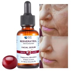 RESVERATROL ORIGINAL Antioxidant Skin Serum Anti-Aging Skin Wrinkles By ALKAVITA