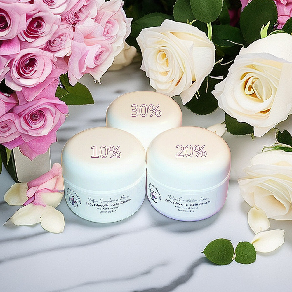 10-20-30-40-50-60-70% Glycolic Acid Night Cream 2oz/ 60ml Aging/Acne/scar