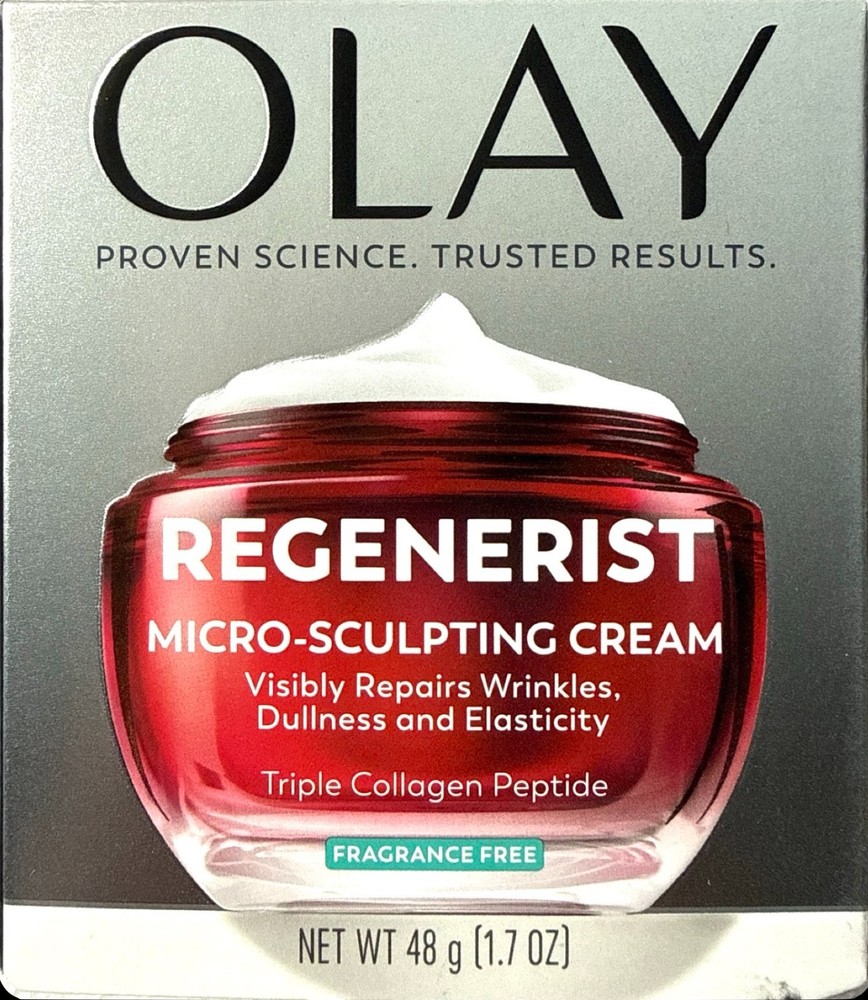 Olay Regenerist Micro-Sculpting Cream Anti Aging Moisturizer – Fragrance Free