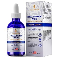 Hyaluronic Acid Anti-aging Serum for Face – 100% Pure Medical Formula – 2oz
