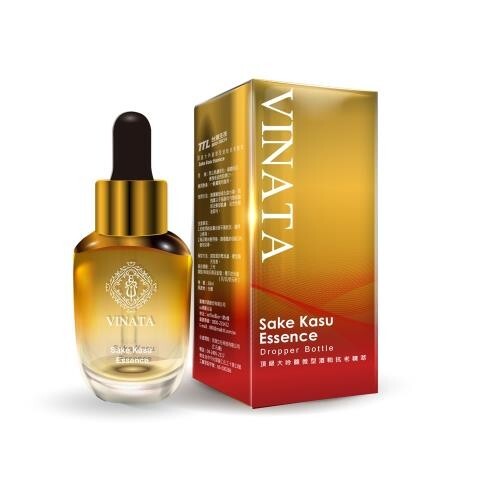 VINATA Sake Kasu Essence Dropper Bottle 30ml/ 1.0fl.oz. Made In Taiwan