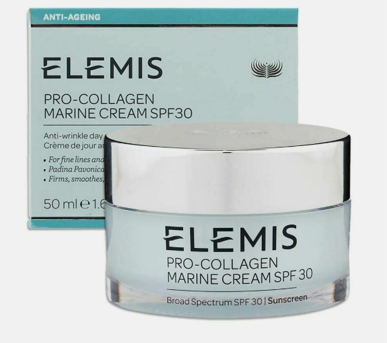 ELEMIS Pro-Collagen Marine Cream SPF 30 1.6 oz / 50ml New Sealed Box Authentic