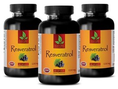 Resveratrol Supreme 1200 mg – Anti Aging – Anti Wrinkle – Antioxidant – 3 Bottle