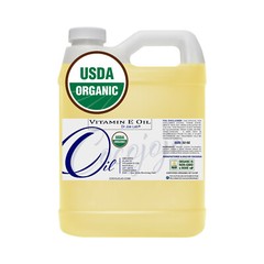 Vitamin E oil USDA Organic for hair face skin bulk moisturizer non gmo