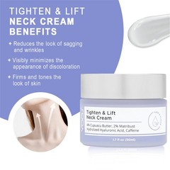 Tighten & Lift Neck & Chest Moisturizer Cream Visibly Firming 1.7oz goPure Cream