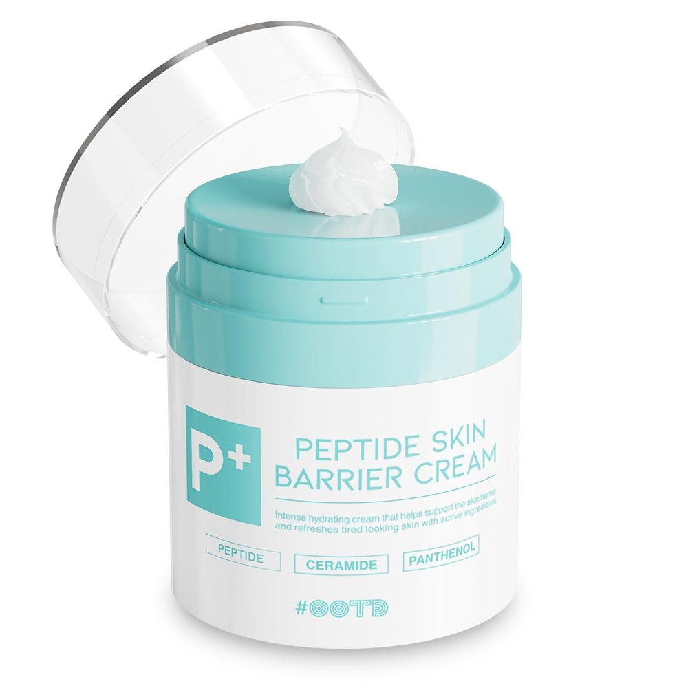 Peptide Moisturizer Cream For Face, Dry Sensitive Skin Protection Barrier